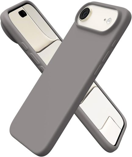 iPhone 17 Air 6.5-Inch , Soft Touch Back Cover Σιλικόνης (oem) (Grey)