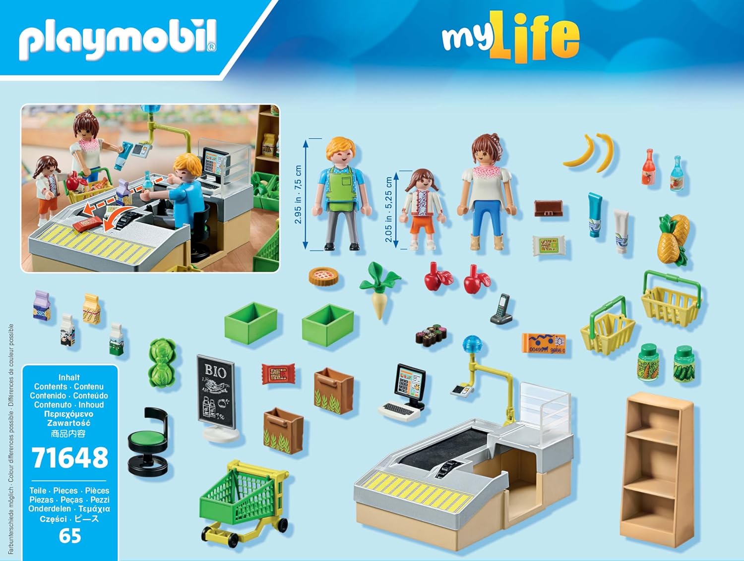Playmobil MyLife Ταμείο Βιολογικού Καταστήματος για 4-10 ετών (71648) - Image 6