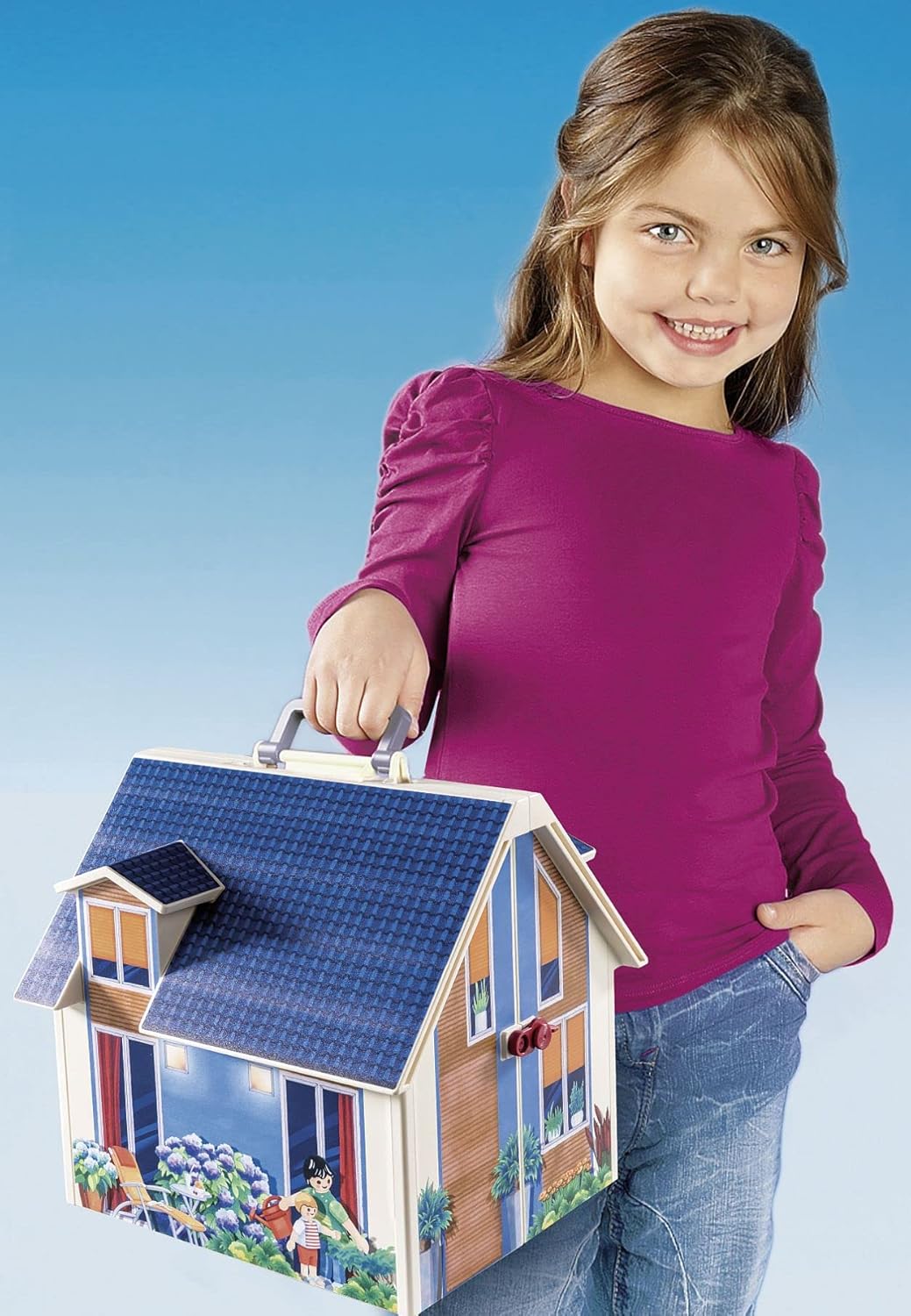 Playmobil Βαλιτσάκι Dollhouse Μοντέρνο Κουκλόσπιτο για 4-10 ετών (70985) - Image 6