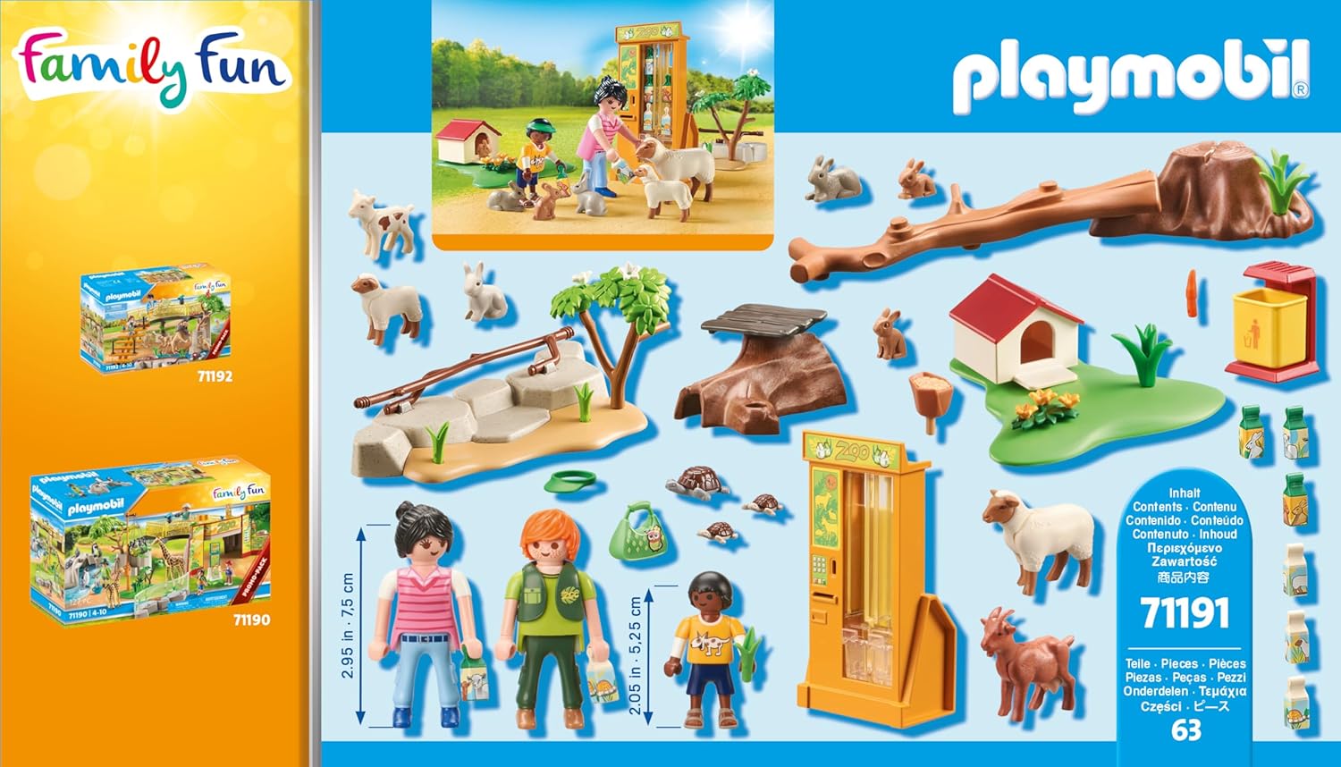 Playmobil Family Fun Ζωολογικός Κήπος με Ήμερα Ζωάκια για 4-10 ετών (71191) - Image 7