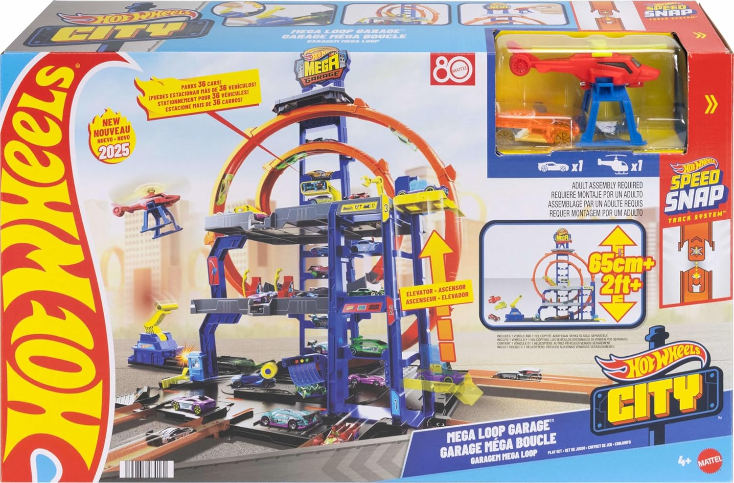 Mattel Hot Wheels: City - Mega Γκαράζ (JBM74)