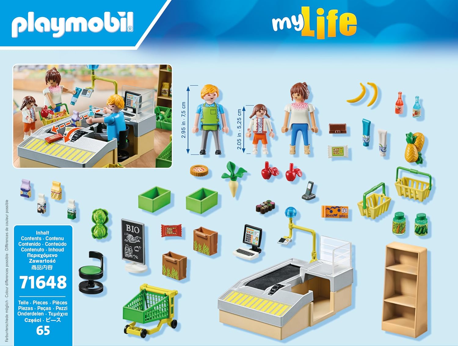 Playmobil MyLife Ταμείο Βιολογικού Καταστήματος για 4-10 ετών (71648) - Image 8