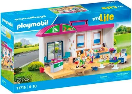 Playmobil Βαλιτσάκι MyLife Κτηνιατρική Κλινική για 4-10 ετών (71715)