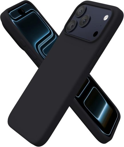 iPhone 17 Pro Max 6.9 Inch, Soft Touch Back Cover Σιλικόνης (oem) (black)