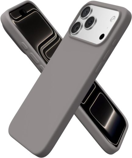 iPhone 17 Pro 6.3 Inch , Soft Touch Back Cover Σιλικόνης Γκρι (oem) (Grey)