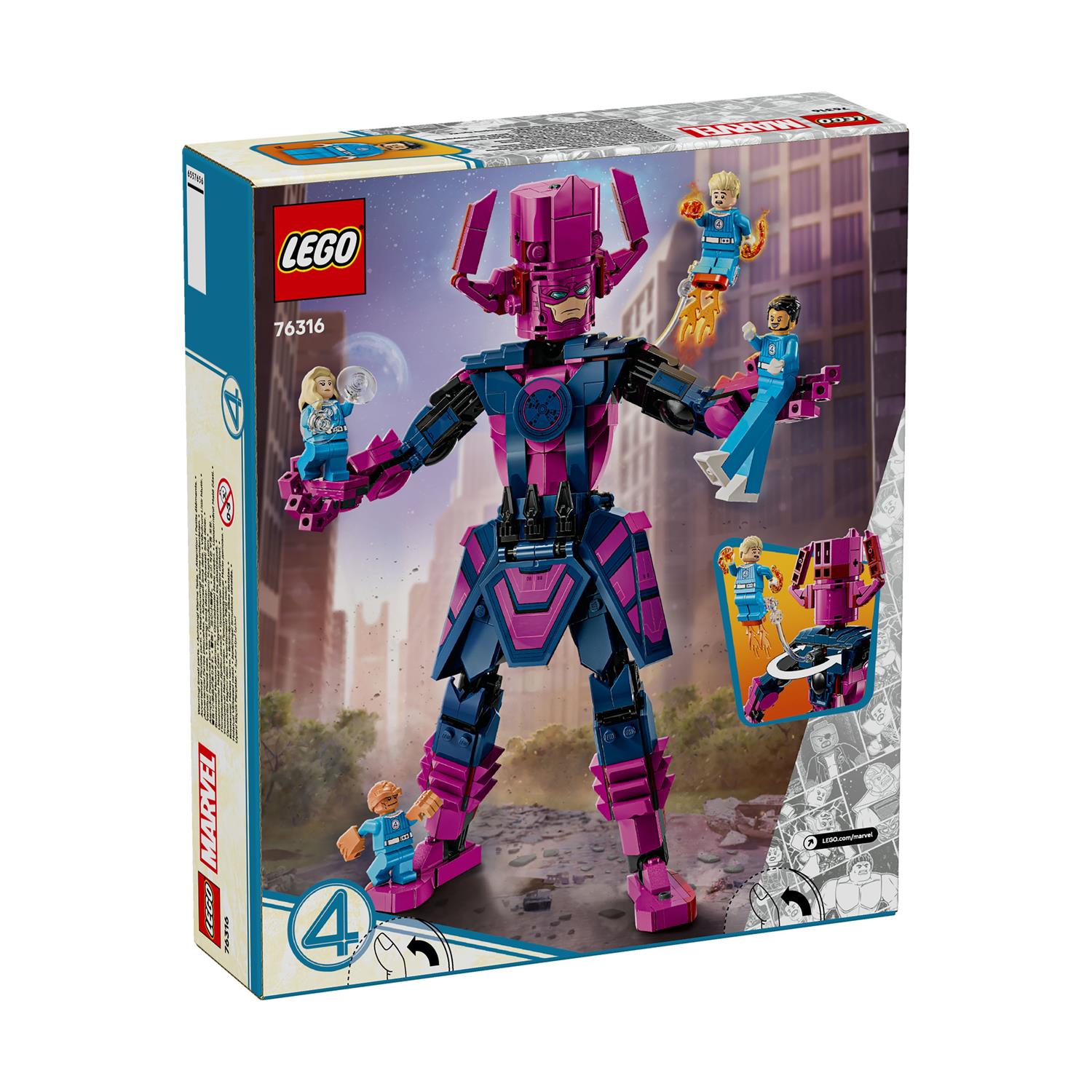 LEGO® Marvel: Fantastic Four vs. Galactus Construction Figure (76316) - Image 4
