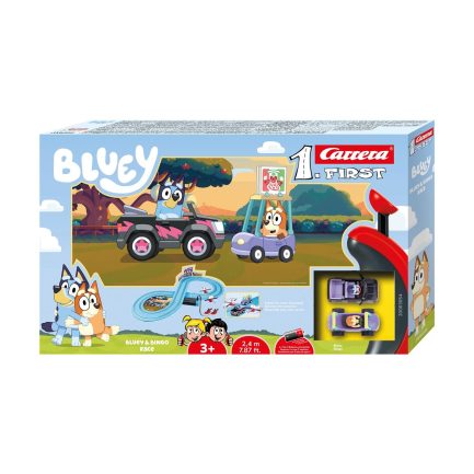 Carrera Slot 1.First: Bluey - Bluey & Bingo Race 1:50 (20063054)