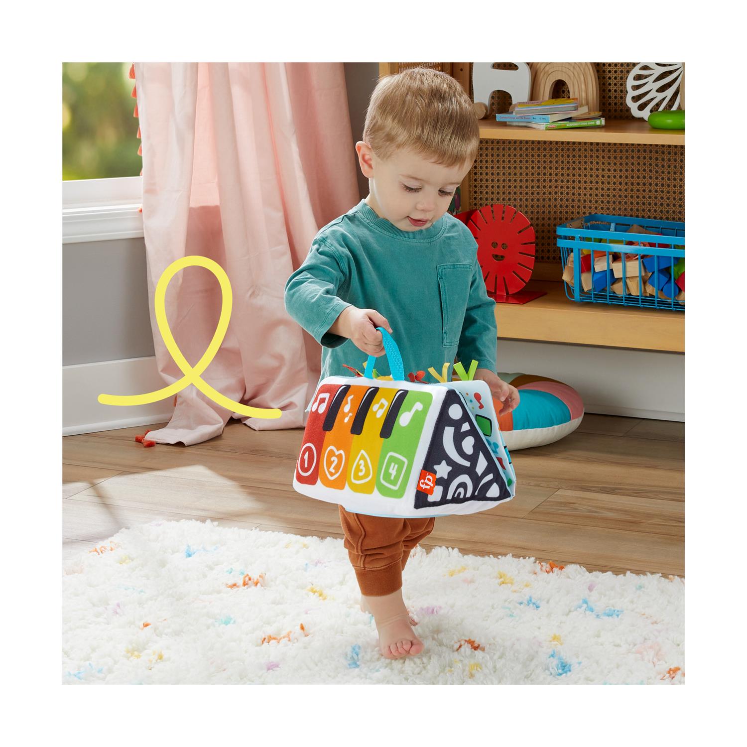 Fisher-Price Kick & Play - Μαλακό Μουσικό Πιανάκι (HND54) - Image 7