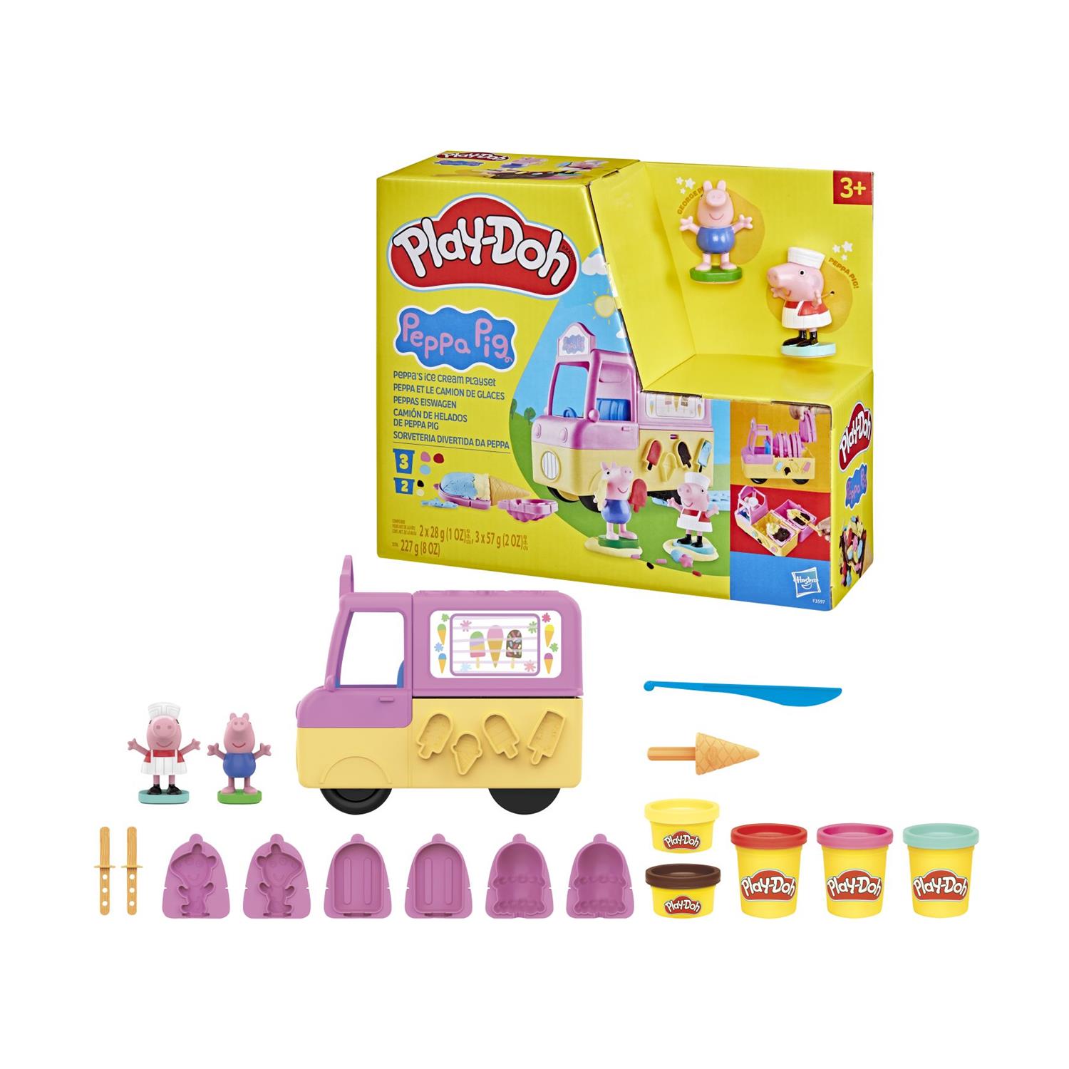 Hasbro Play-Doh Peppa Pig - Peppa's Ice Cream Playset (F3597) - Image 2