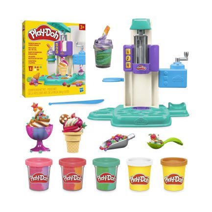 Hasbro Play-Doh: Rainbow Swirl Ice Cream Playset (G0028)