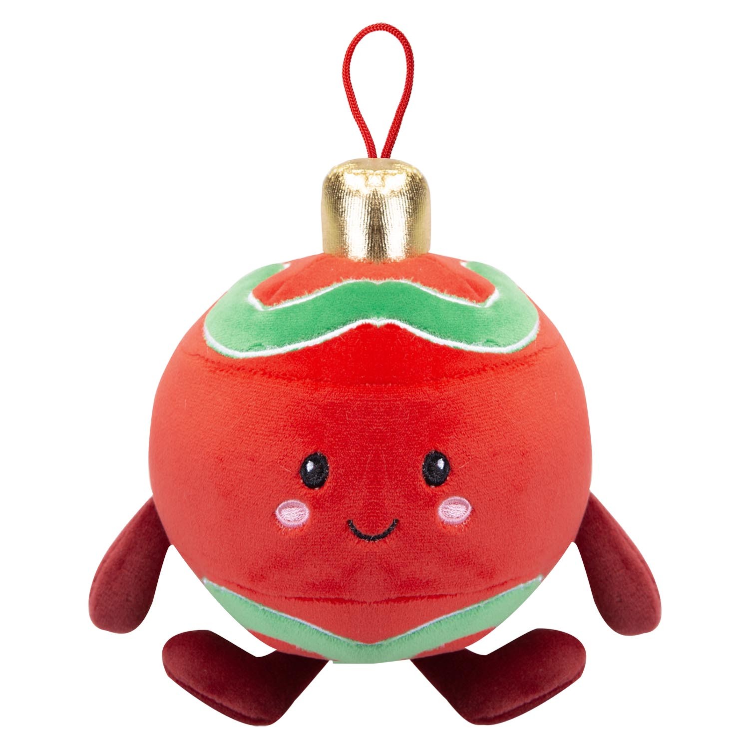 Λούτρινο Pms Softlings Christmas Foodies Friends 16cm Χριστουγεννιάτικο Στολίδι Μπάλα Κόκκινη (PM446200)