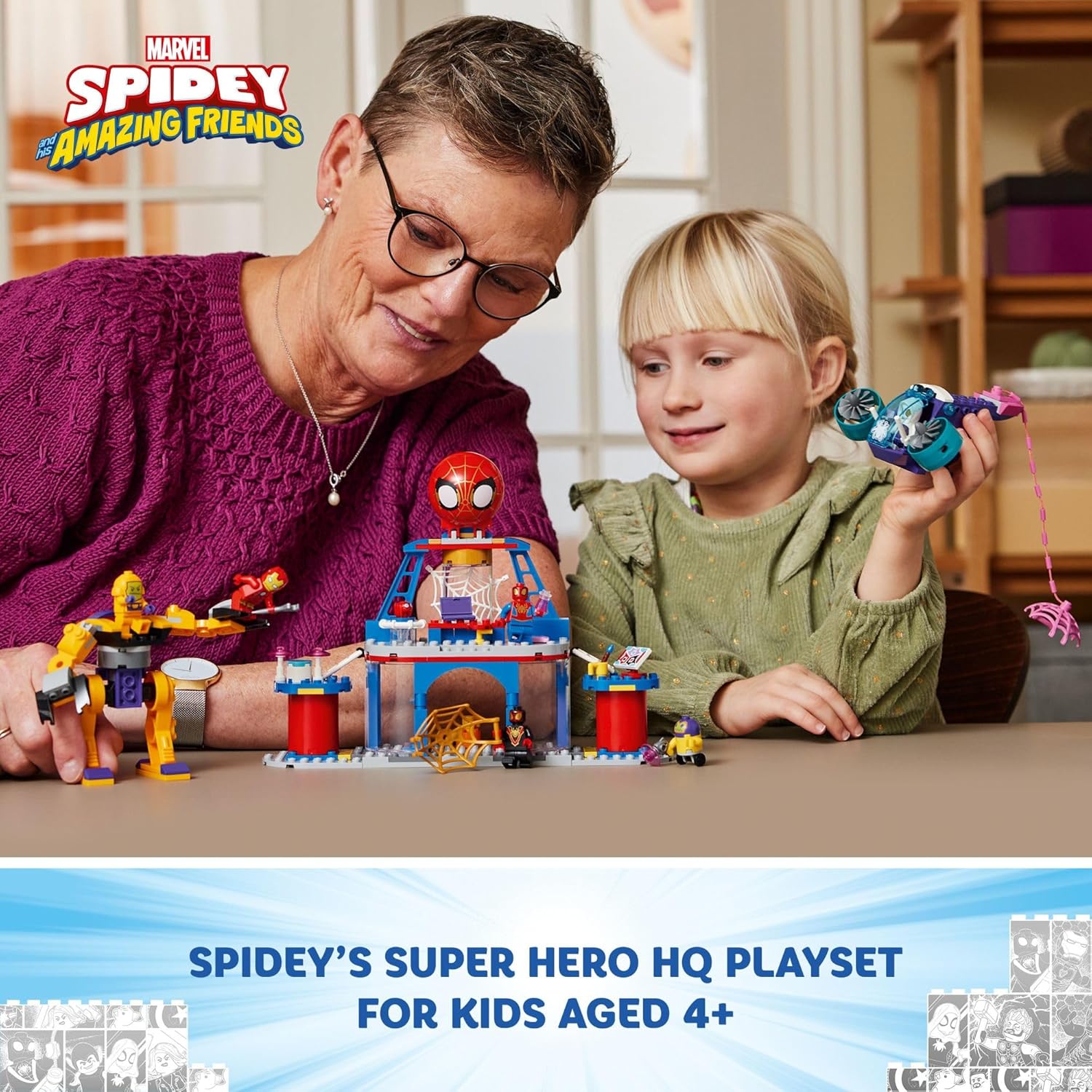 LEGO® Spidey: Αρχηγείο Ύφανσης Ιστών της Ομάδας Σπάιντι (10794) - Image 2