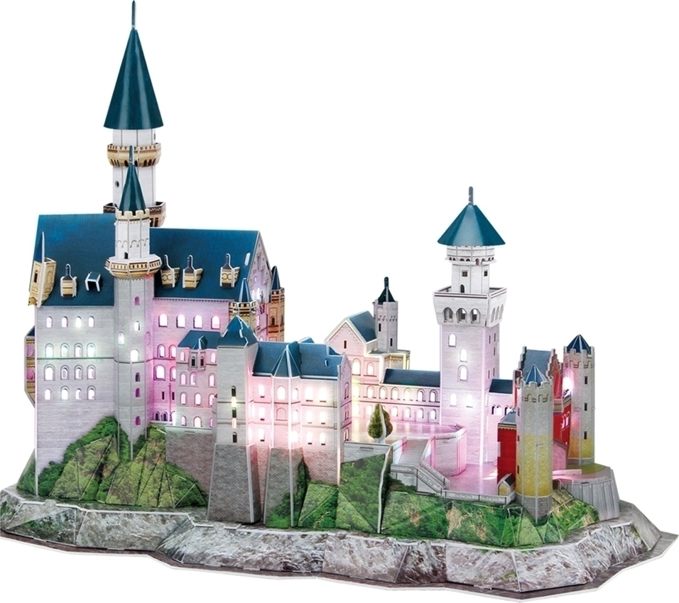 Παζλ 3D Cubic Fun Puzzle Neuschwanstein Castle LED Edition (L174h) - Image 4