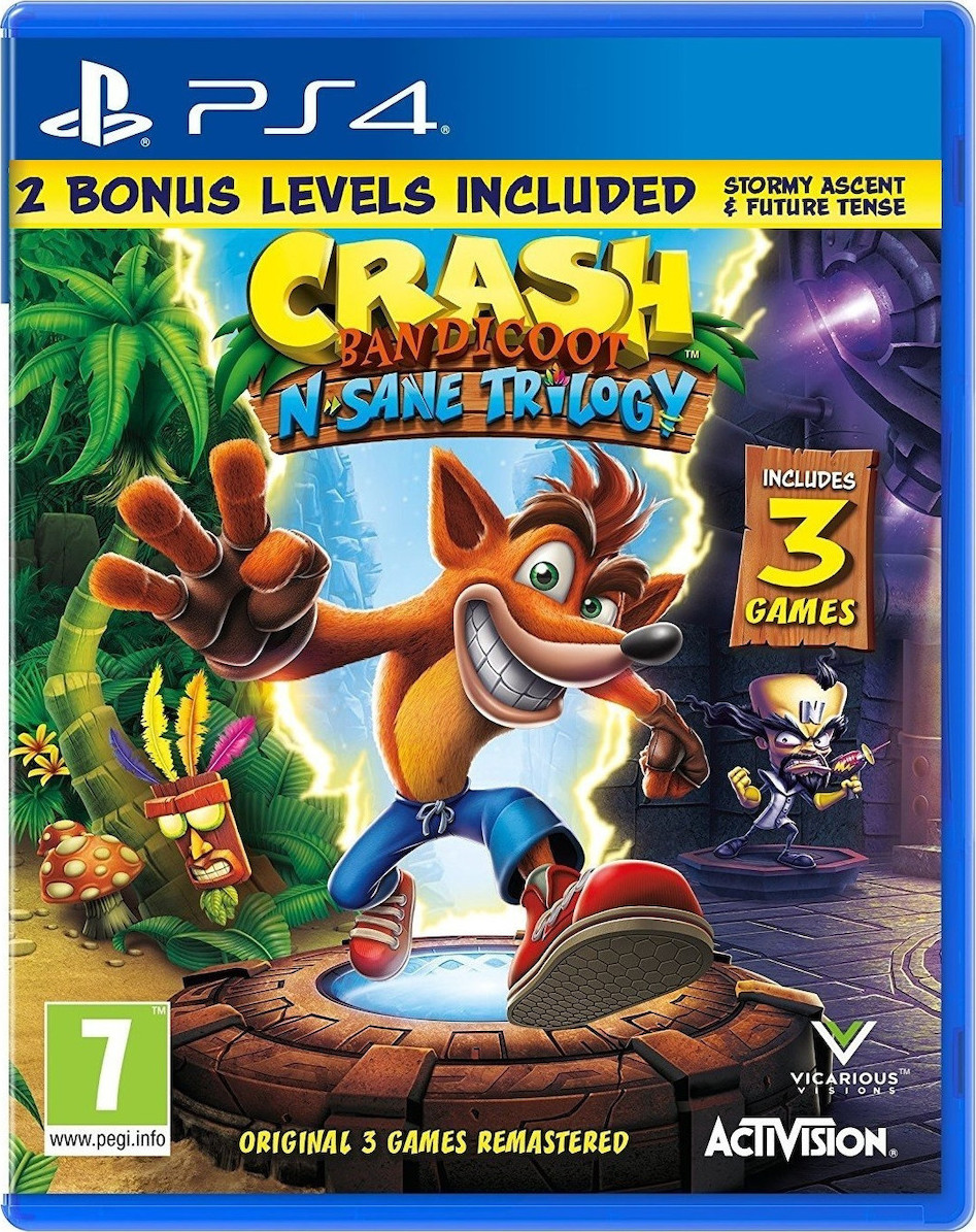 PS4 Crash Bandicoot N. Sane Trilogy 2.0 new