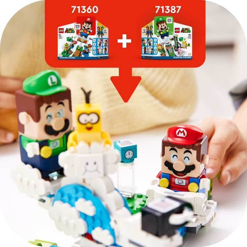 LEGO® Super Mario Πίστα Επέκτασης Εναέριος Κόσμος του Lakitu (71389) - Image 6