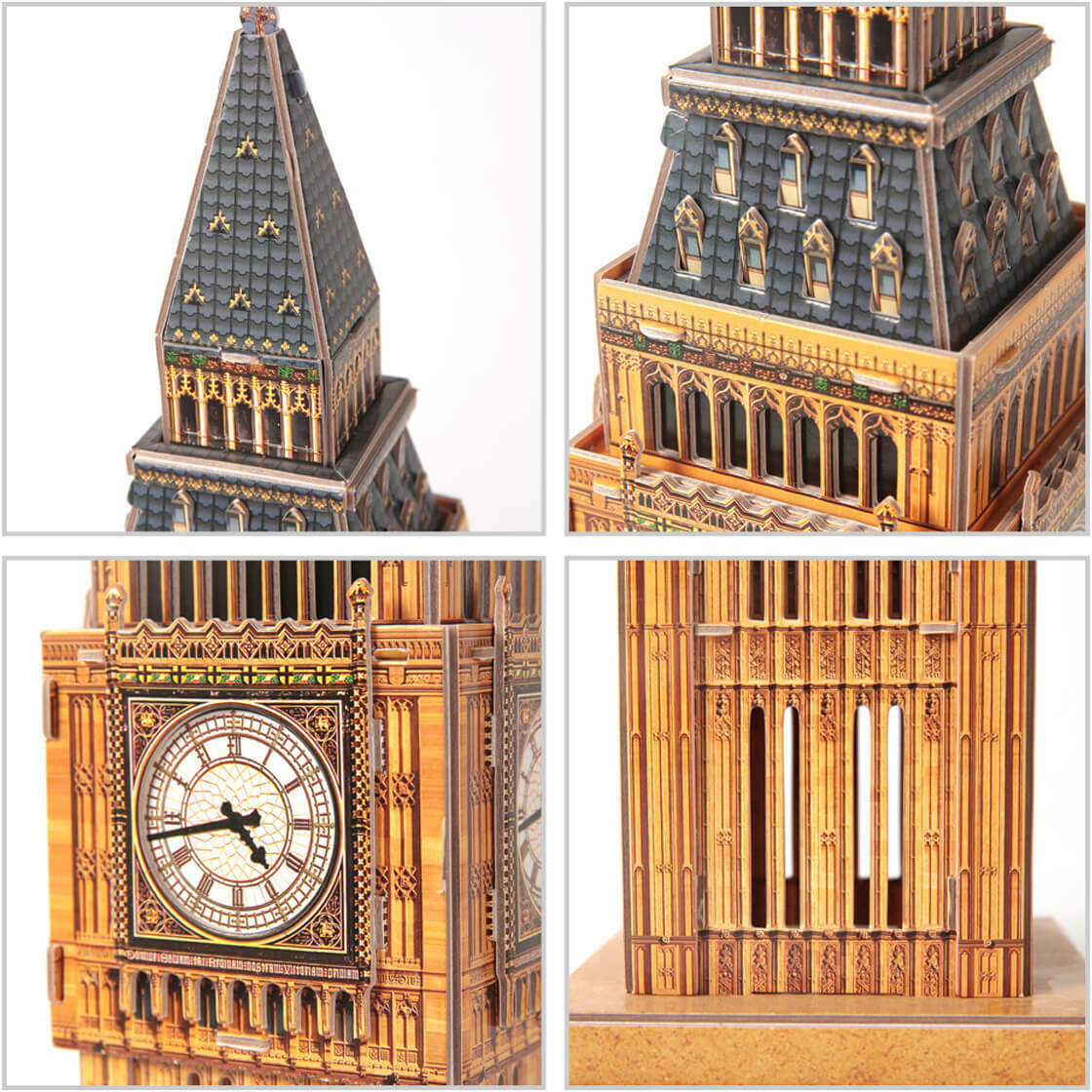 Παζλ 3D Cubic Fun Puzzle Big Ben 3D 44 Κομμάτια (c094h) - Image 5