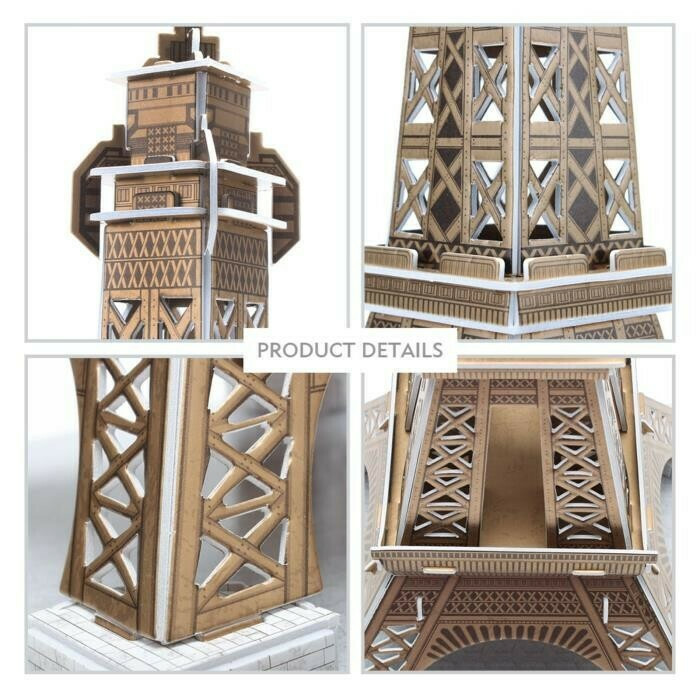 Παζλ 3D Cubic Fun Puzzle Eiffel Tower 3D 39 Κομμάτια (c044h) - Image 2