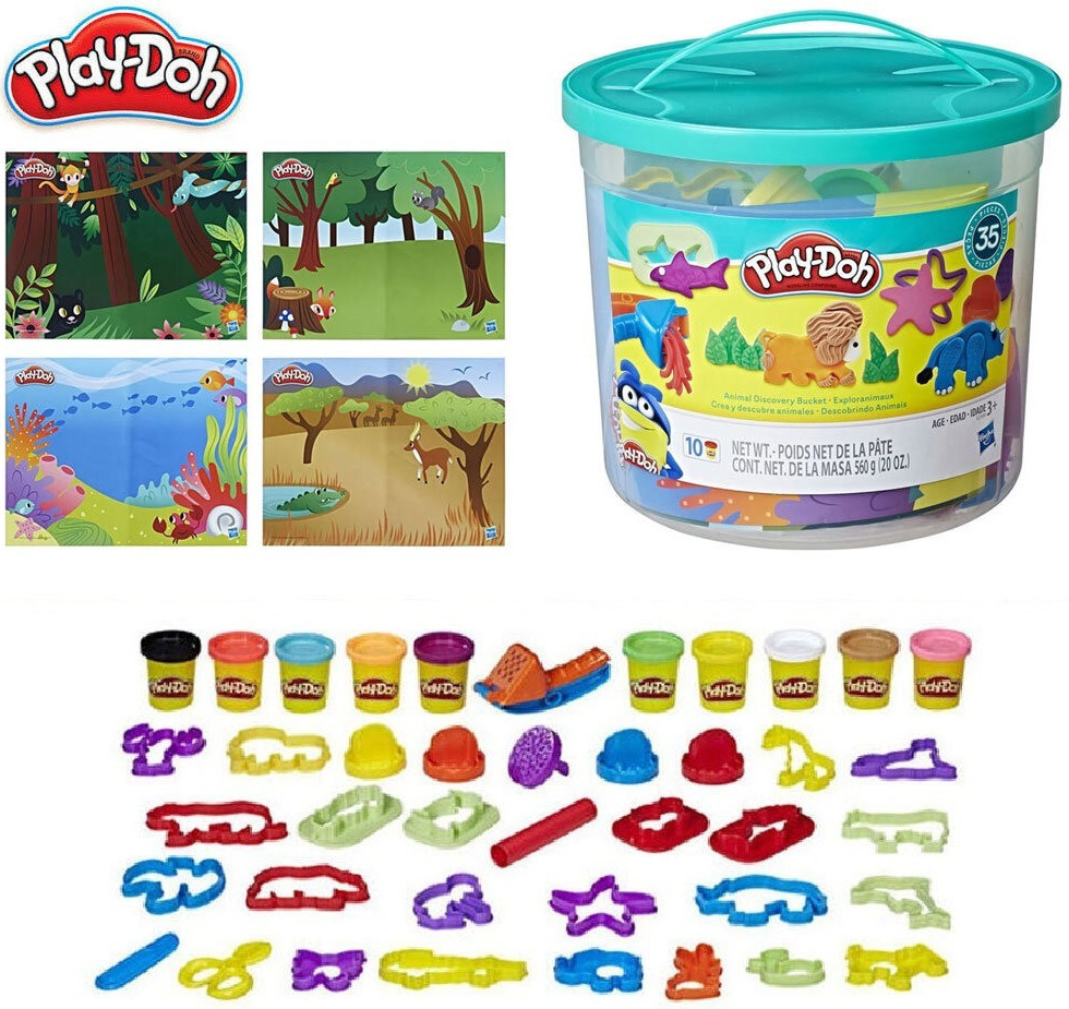 Hasbro Play-Doh: Animal Discovery Bucket (Excl.F) (E2388)