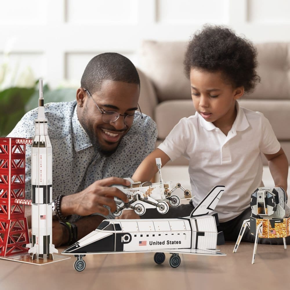 Παζλ 3D Cubic Fun Puzzle Puzzle National Geographic Space Mission 3D 80 Κομμάτια (DS0971H) - Image 5