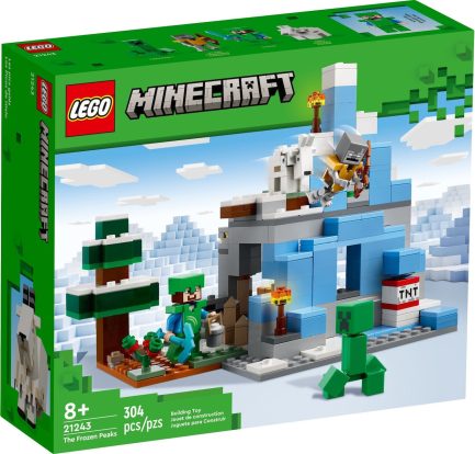 LEGO Minecraft The Frozen Peaks για 8+ Ετών 304τμχ (21243)