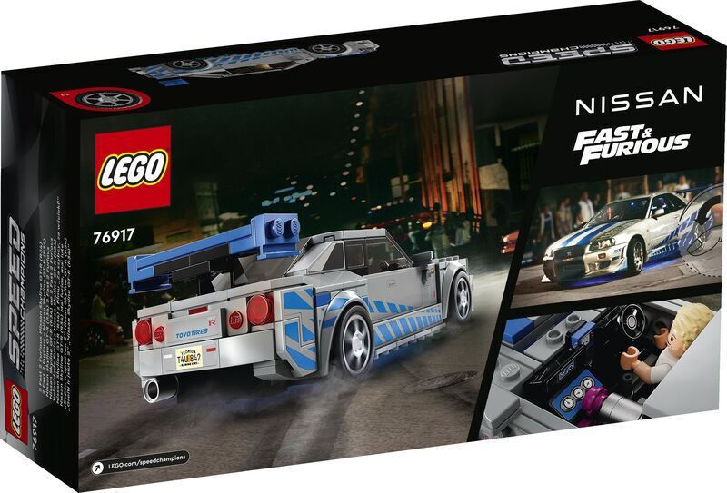 LEGO® Speed Champions: 2 Fast 2 Furious Nissan Skyline GT-R (R34) (76917) - Image 4
