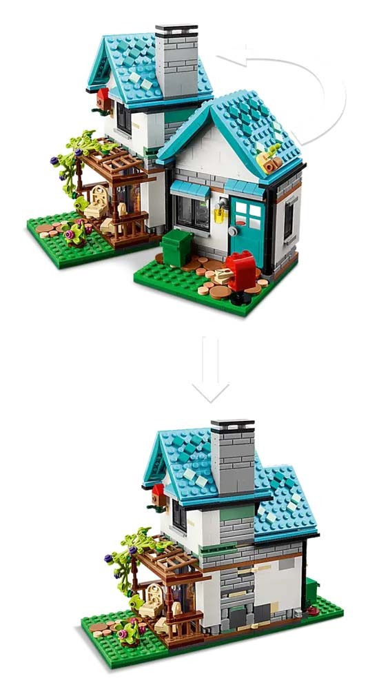 LEGO Creator 3in1 Cozy House (31139) - Image 4
