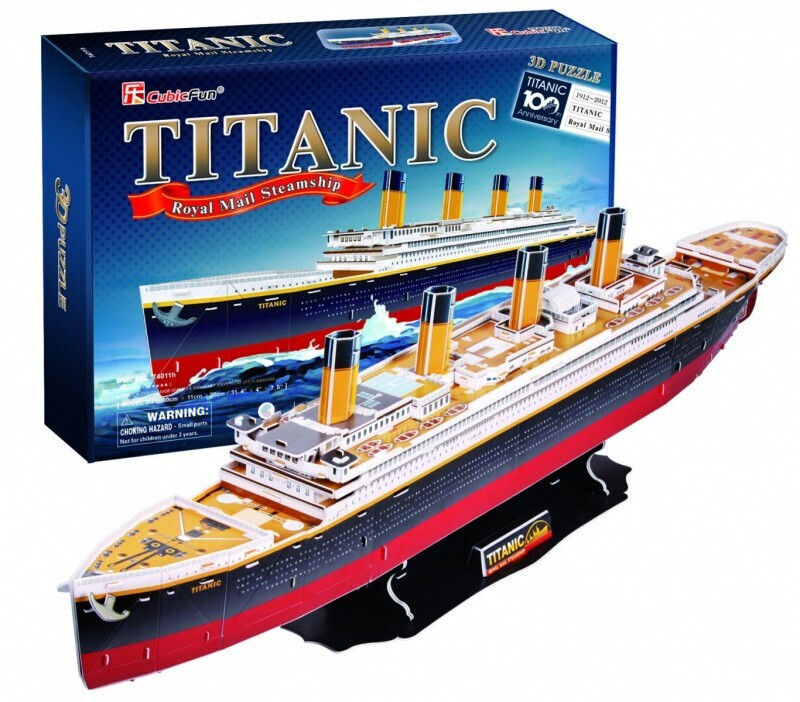 Παζλ 3D Cubic Fun Puzzle Titanic Puzzle 3D 113pcs (T4011h)