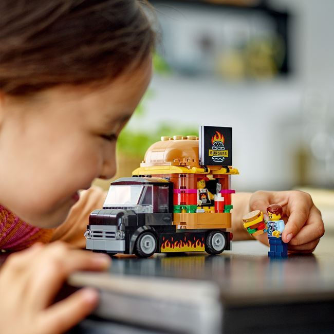 LEGO® City: Burger Truck Toy Building Set (60404) - Image 3