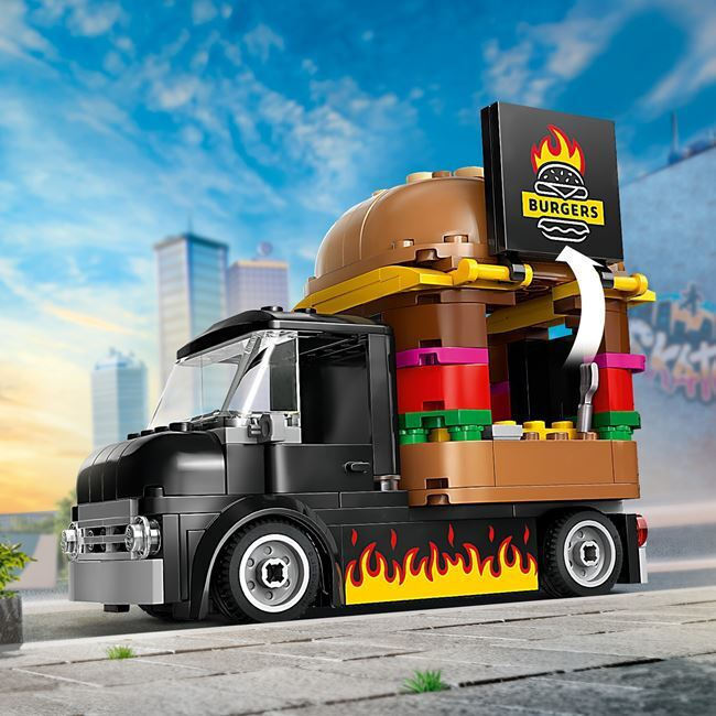 LEGO® City: Burger Truck Toy Building Set (60404) - Image 5