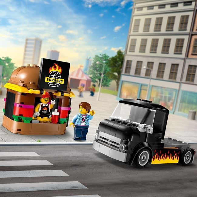 LEGO® City: Burger Truck Toy Building Set (60404) - Image 6