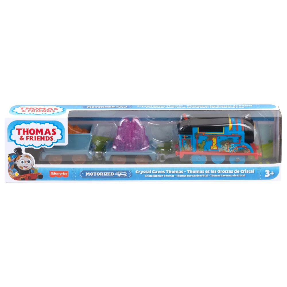 Fisher-price Thomas & Friends Μηχανοκίνητο Τρένο 2 Βαγόνια – Crystal Caves Thomas Hfx97/hjv43