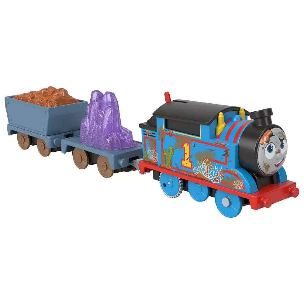 Fisher-price Thomas & Friends Μηχανοκίνητο Τρένο 2 Βαγόνια – Crystal Caves Thomas Hfx97/hjv43 - Image 2