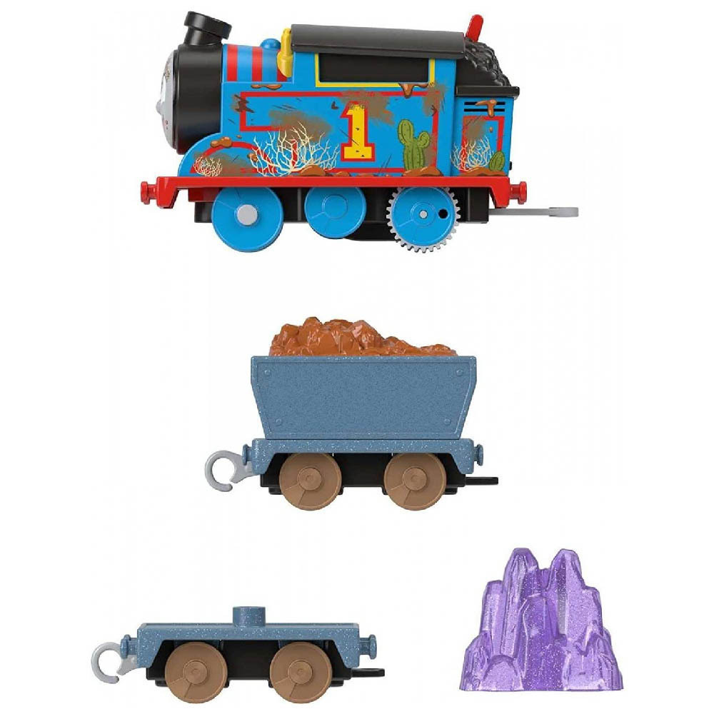 Fisher-price Thomas & Friends Μηχανοκίνητο Τρένο 2 Βαγόνια – Crystal Caves Thomas Hfx97/hjv43 - Image 3