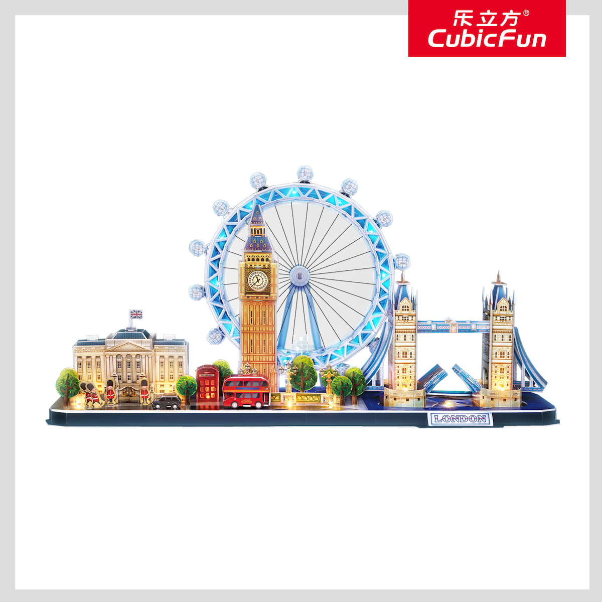 Παζλ 3D Cubic Fun Puzzle London LED Edition (L532h) - Image 2