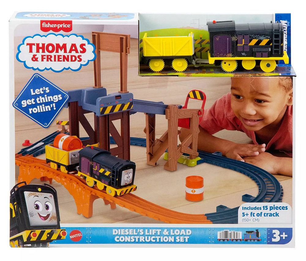 Fisher Price Thomas & Friends Πίστα Παράδοσης Φορτίων Με Τον Diesel Σετ με Τρενάκι για 3+ Ετών (JBW20)