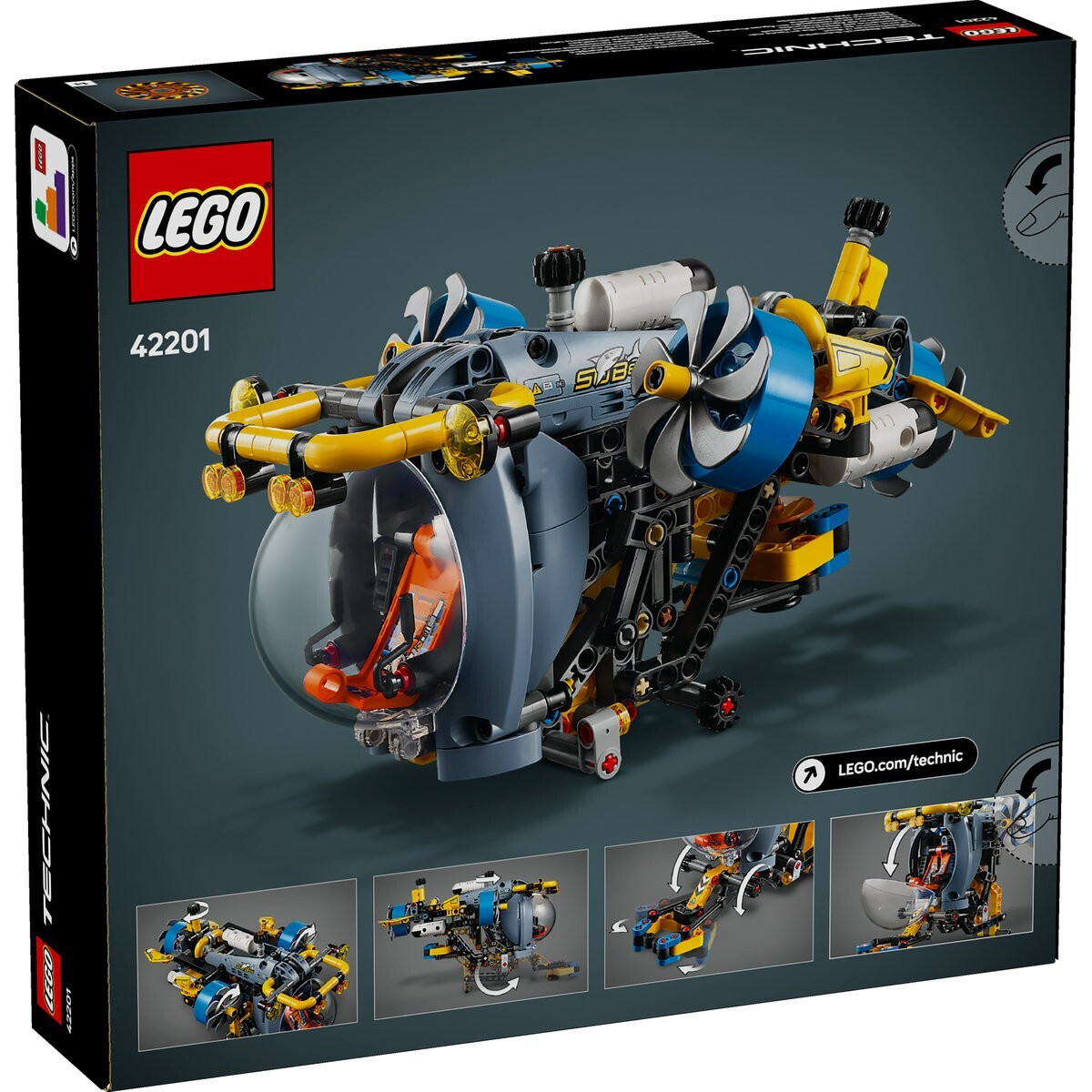 LEGO® Technic™: Ερευνητικό Υποβρύχιο Μεγάλου Βάθους (42201) - Image 2