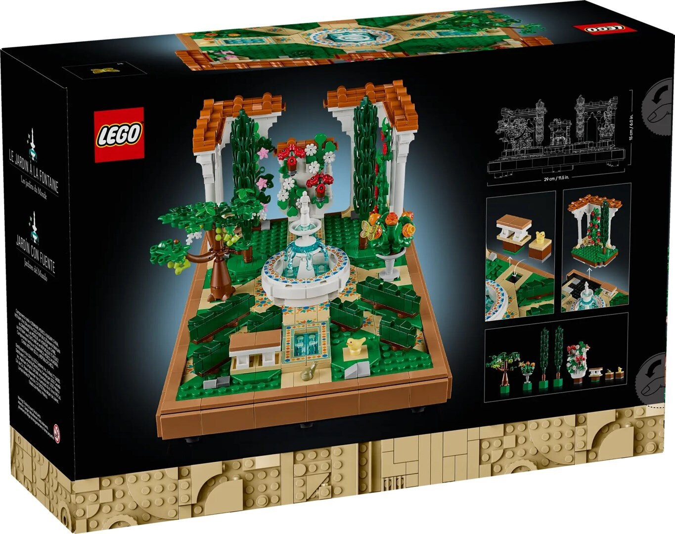 LEGO® Icons: Fountain Garden (10359) - Image 4