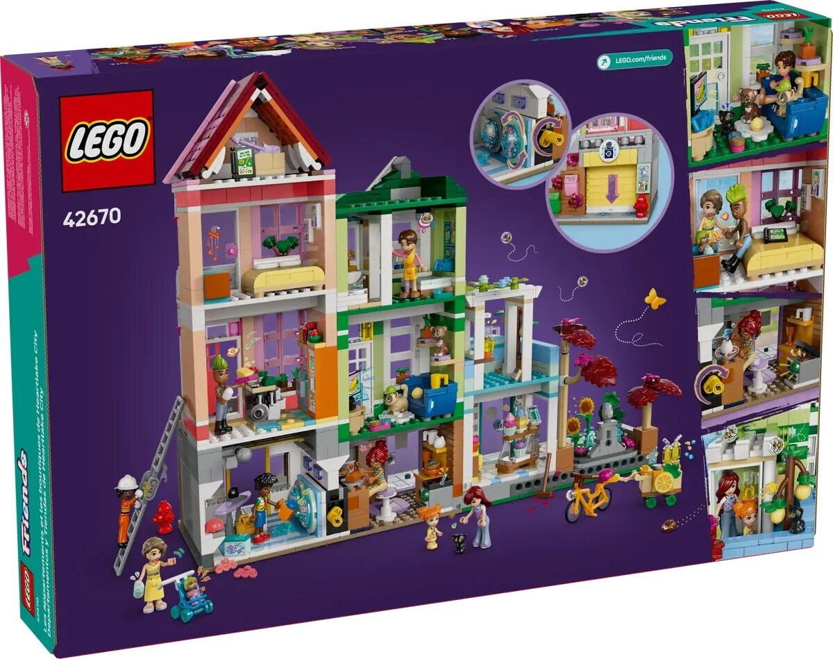 LEGO® Friends: Διαμερίσματα και Καταστήματα στη Χάρτλεϊκ Σίτυ (42670) - Image 3