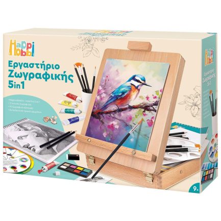 AS HappiHobbi: Mega Εργαστήριο Ζωγραφικής, 5 In 1 (1038-11045)