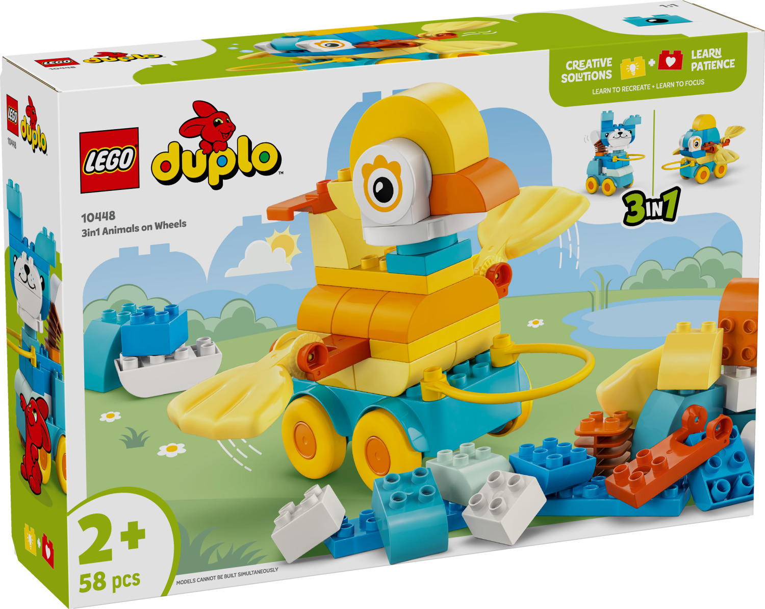 LEGO® DUPLO® Town: 3in1 Animals on Wheels (10448) - Image 3