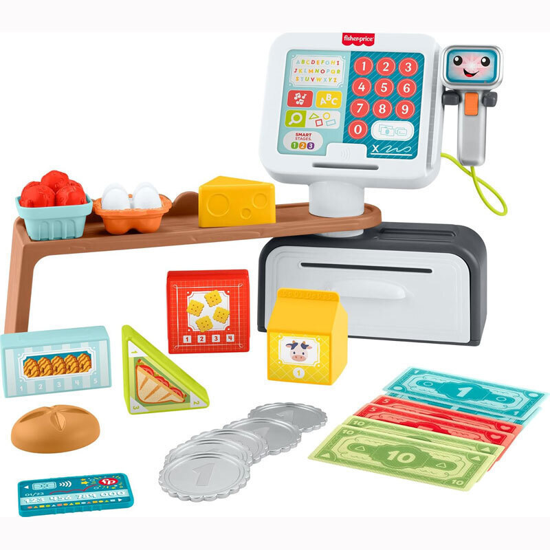 Fisher Price Βρεφικό Παιχνίδι Παίζω & Μαθαίνω Εκπαιδευτική Ταμειακή Μηχανή με Ήχους για 24+ Μηνών (JGW99) - Image 2