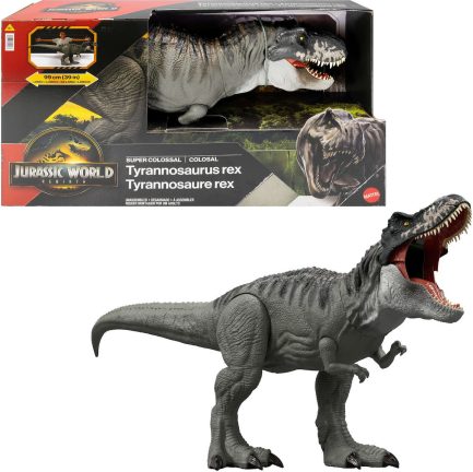 Mattel Jurassic World: Movie Line Rebirth - Σούπερ Colossal T-Rex 99cm (JGB52)