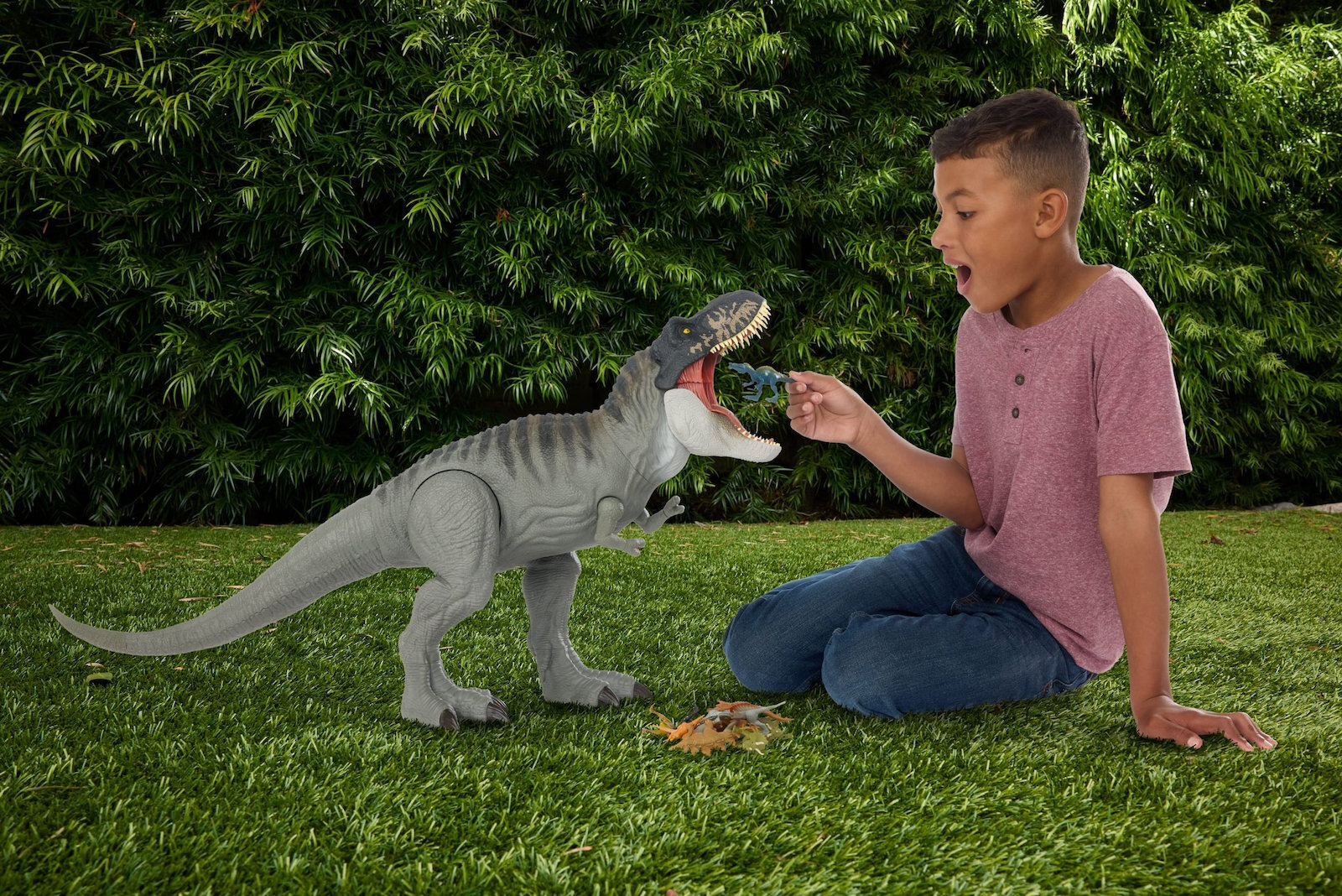 Mattel Jurassic World: Movie Line Rebirth - Σούπερ Colossal T-Rex 99cm (JGB52) - Image 5