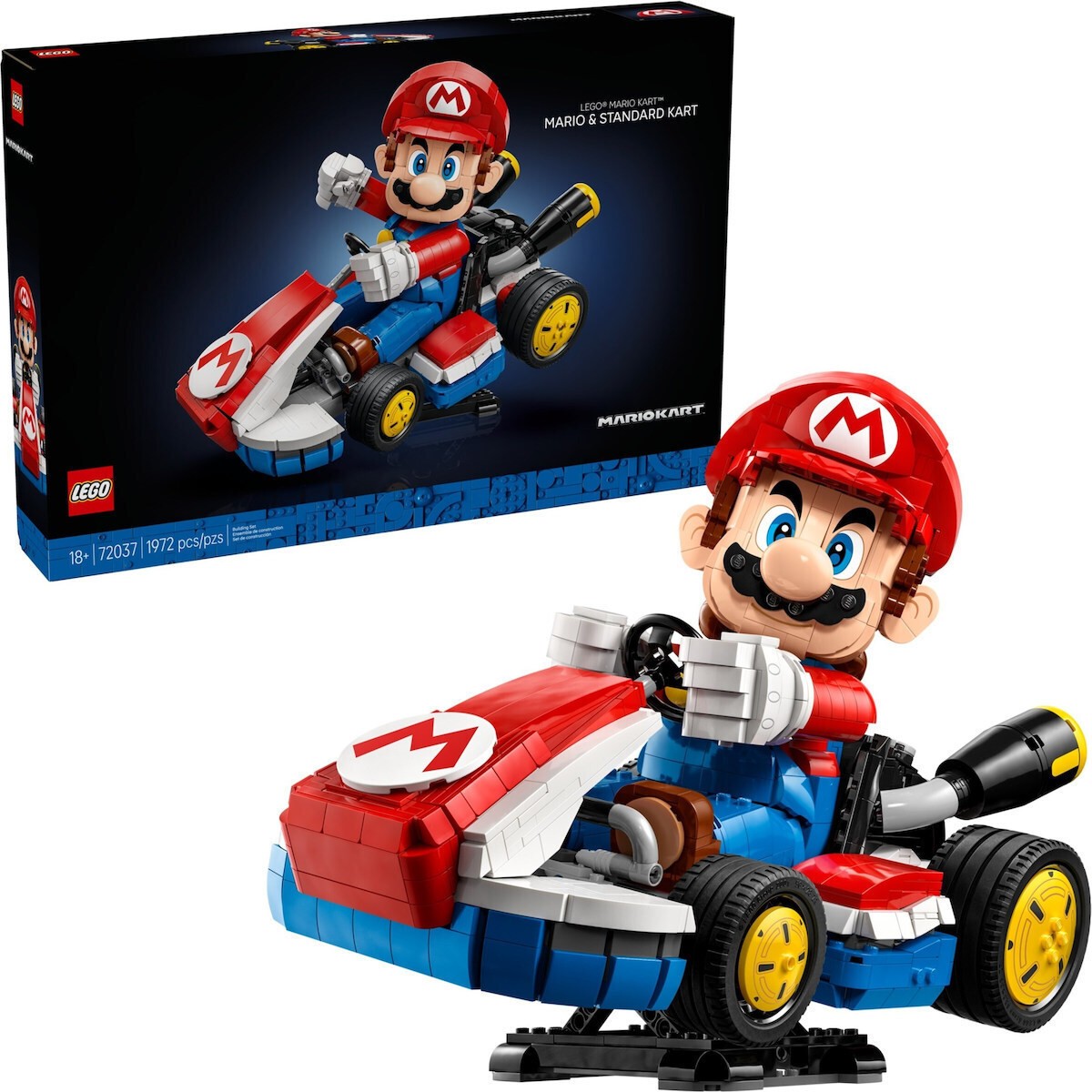 LEGO® Super Mario™: Kart-Mario & Standard Kart για 18+ Ετών 1972τμχ (72037)