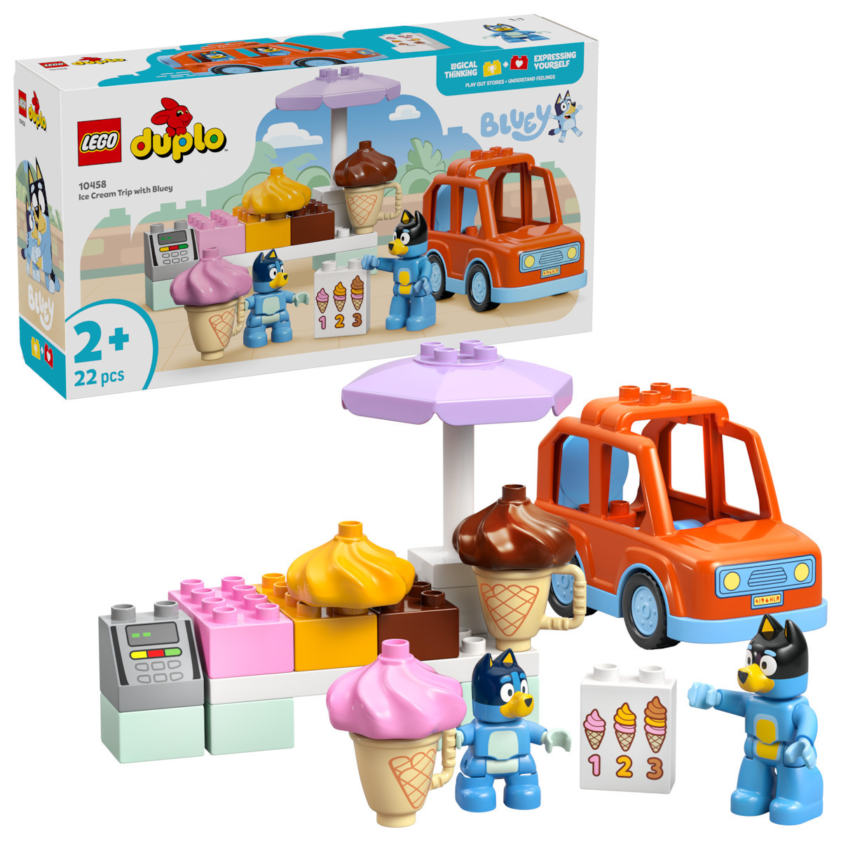 LEGO® DUPLO® Bluey: Ice Cream Trip with Bluey (10458) - Image 5