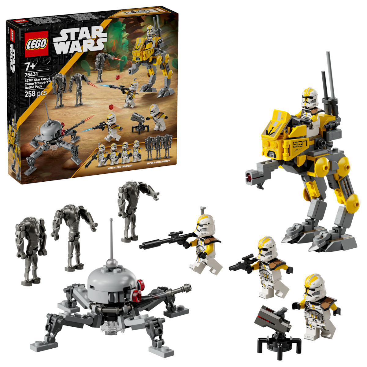 LEGO® Star Wars™: 327th Star Corps Clone Troopers™ Battle Pack (75431)