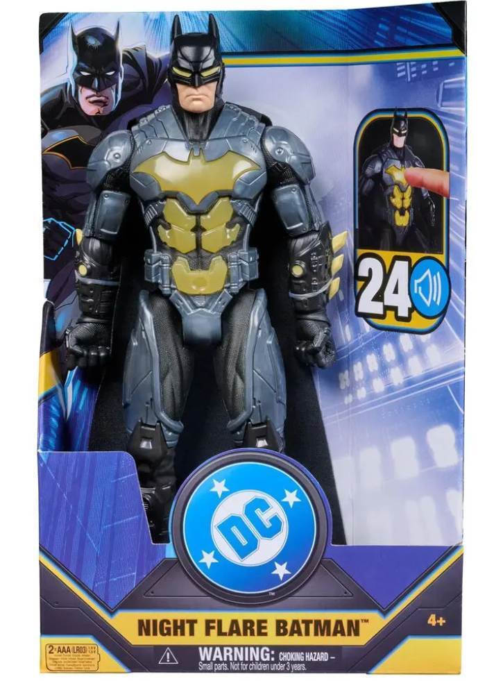 Spin Master DC: Batman - Night Flare Batman Lights And Sounds 12" Action Figure (6073931)