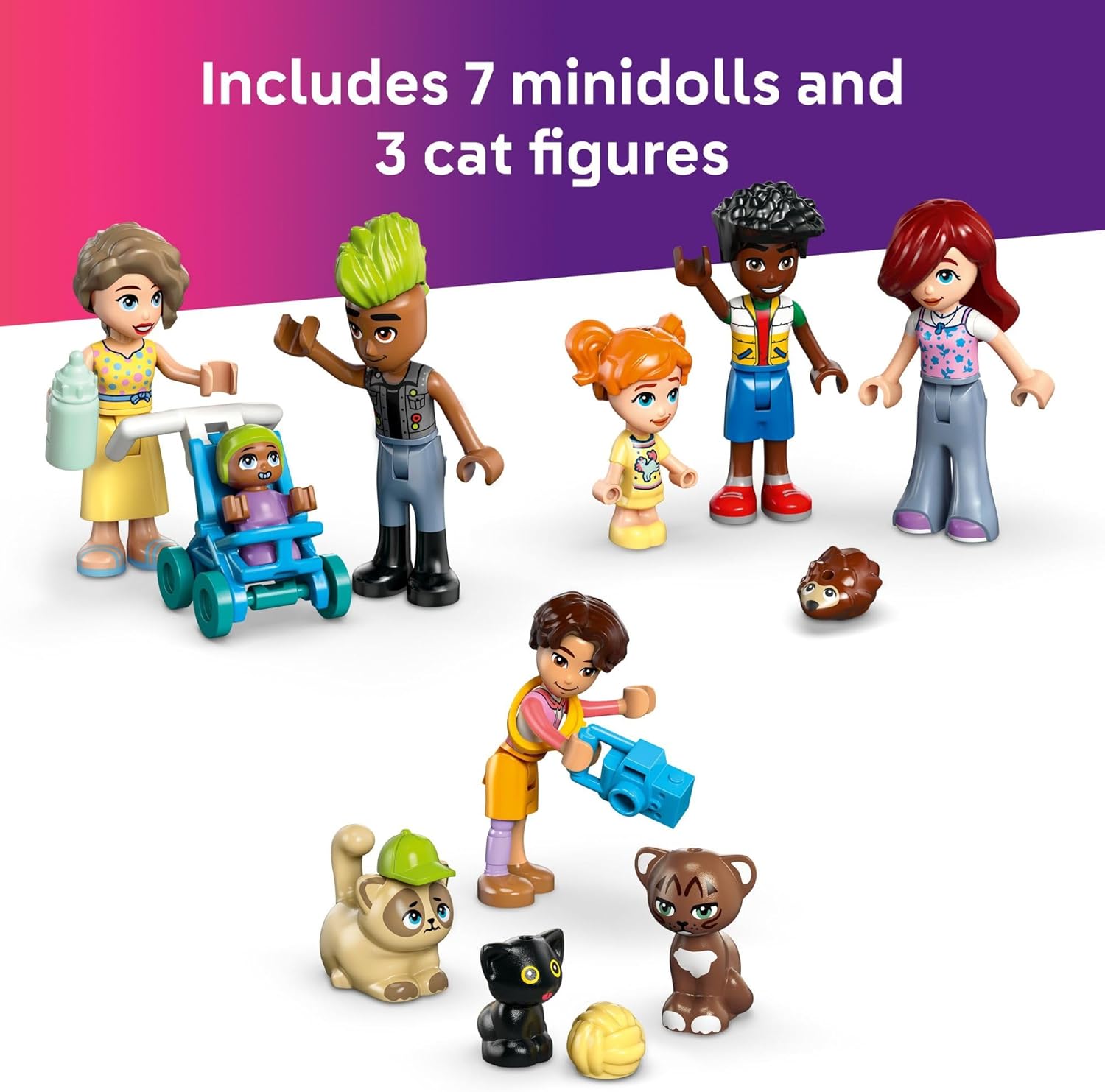 LEGO® Friends: Διαμερίσματα και Καταστήματα στη Χάρτλεϊκ Σίτυ (42670) - Image 6