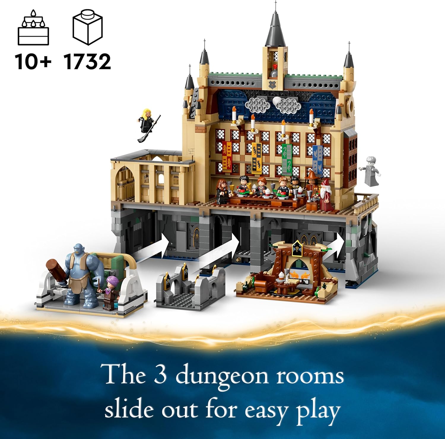 LEGO® Harry Potter™: Hogwarts Castle: The Great Hall (76435) - Image 6