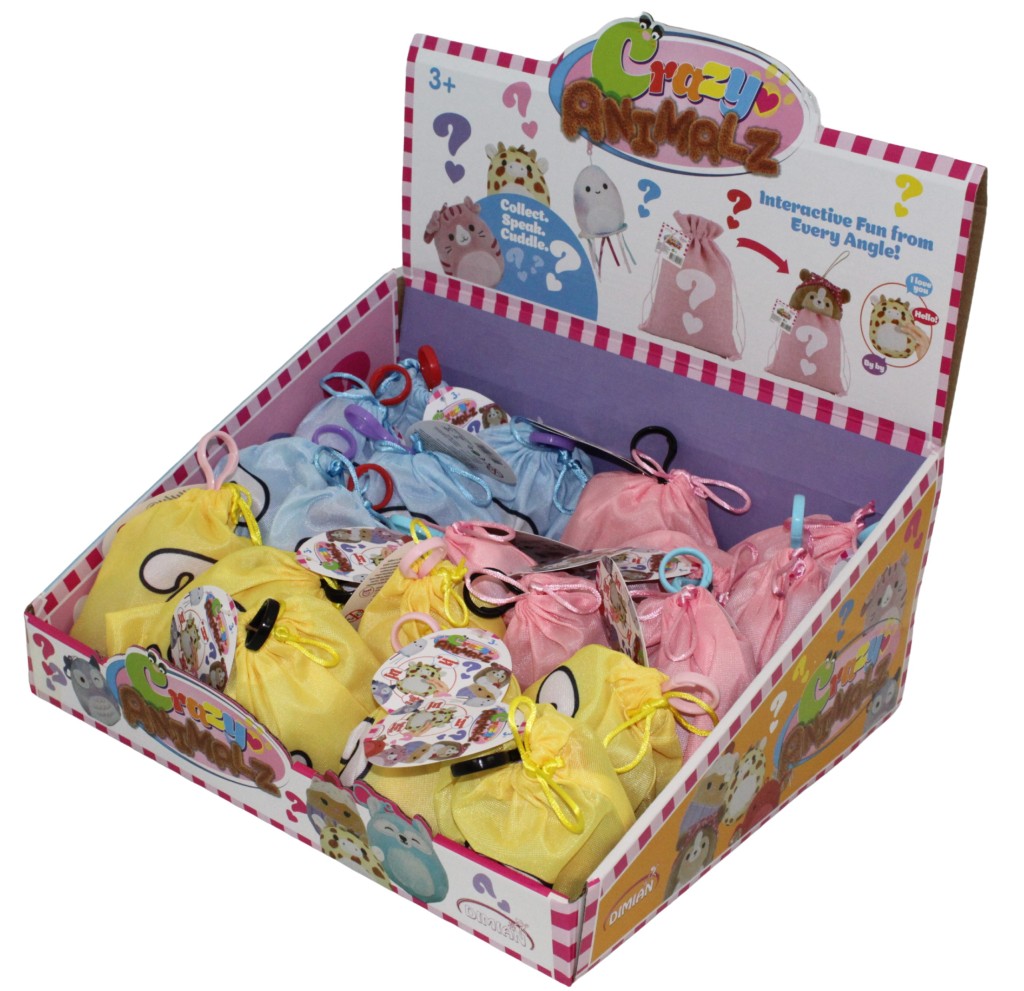 Just Toys Crazy Animalz Λούτρινα Ζωάκια Μιλάνε στα Ελληνικά-1τμχ (8-σχέδια) (BD1264) - Image 2